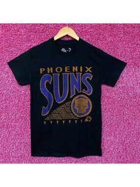 Junk Food Phoenix Suns NBA x Marvel Black Panther Wakanda Forever T-Shirt Small